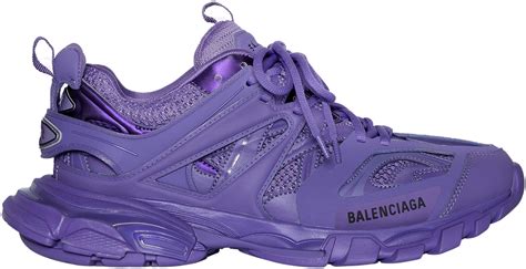 balenciaga track runners purple.